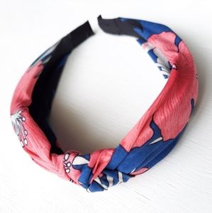 Lisa Tropical Headband - Pink/Blue